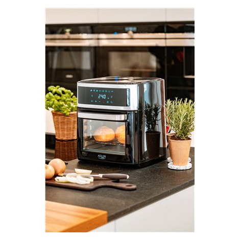 Adler | AD 6309 | Airfryer Oven | Power 1700 W | Capacity 13 L | Stainless steel/Black - 13
